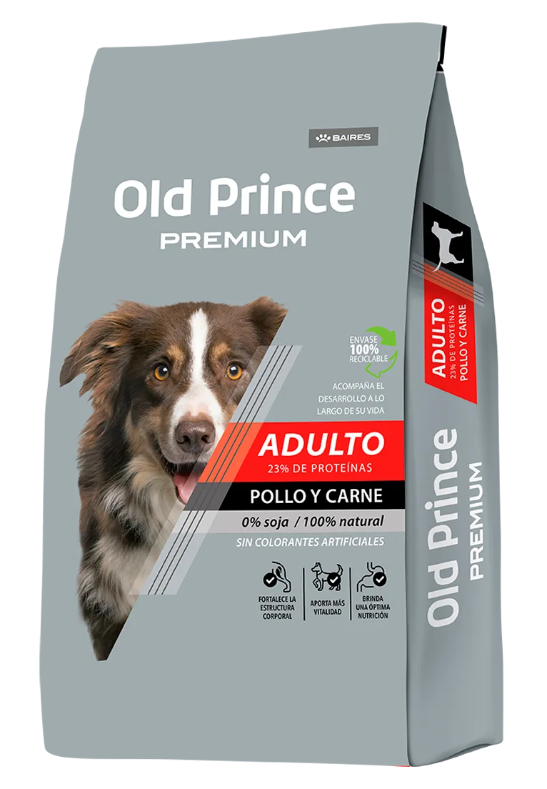 Bolsa de alimento balanceado Old Prince Premium Adultos de 20 kg
